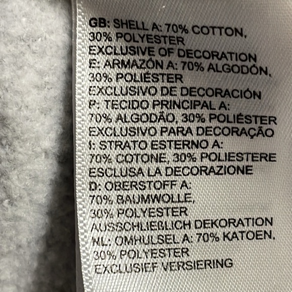 The North Face Women’s Grey Hoodie Size Large Kangaroo Pocket - Picture 15 of 15